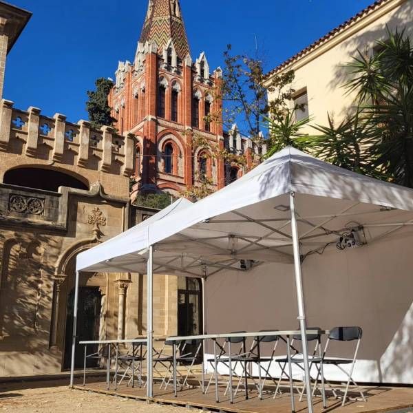 Alquiler Carpa Plegable para institutos 